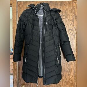 EUC Eddie Bauer Women's Black Down Puffer XS